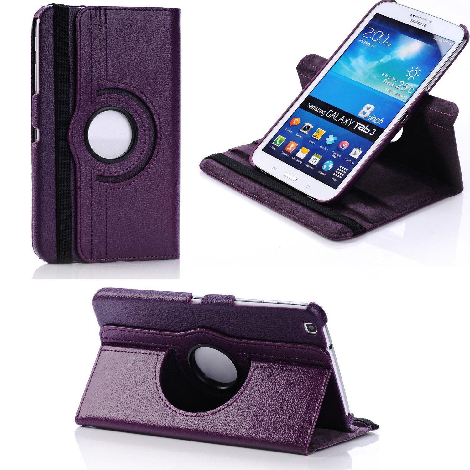 Étui Folio rotatif pour tablette Samsung Tab 3 8.0 Étui Folio rotatif pour tablette Samsung Tab 3 8.0